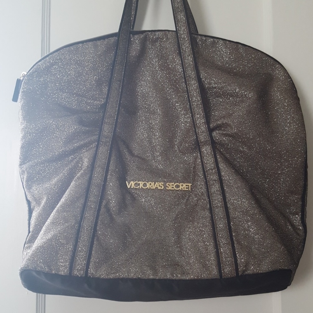 Victoria's Secret Glittery Tote Beach Bag